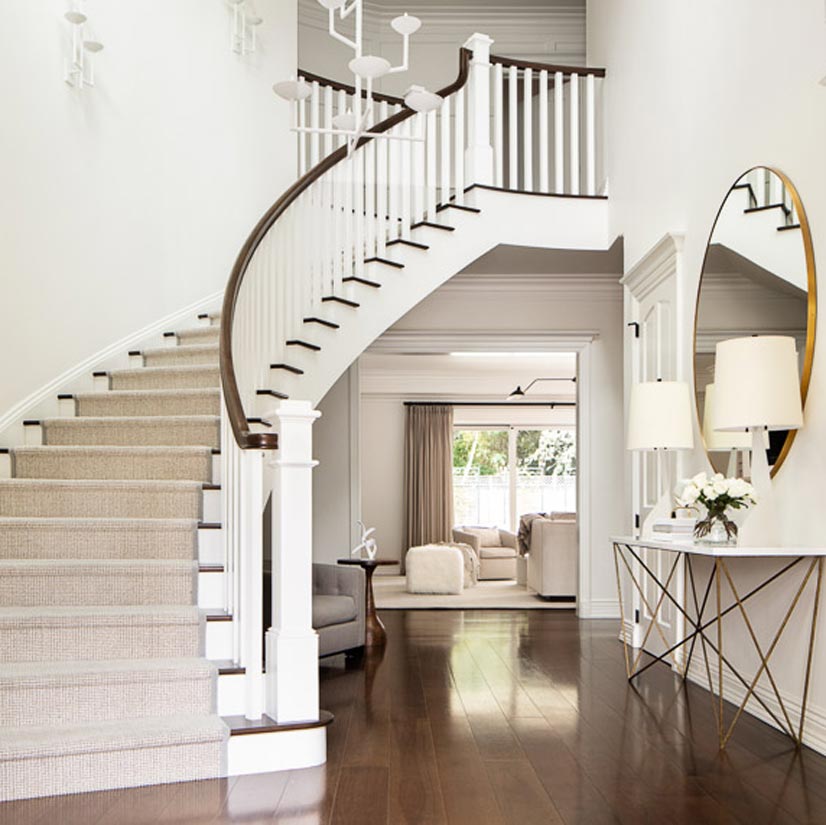 Foyer designed by Kriste Michelini